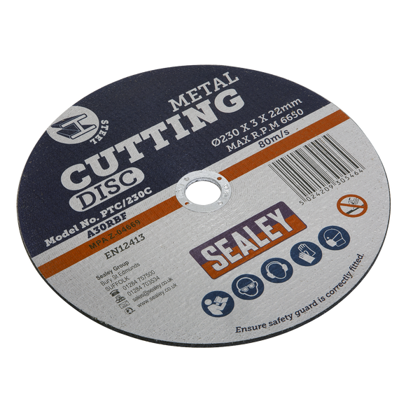 230 x 3mm Cutting Disc 22mm Bore