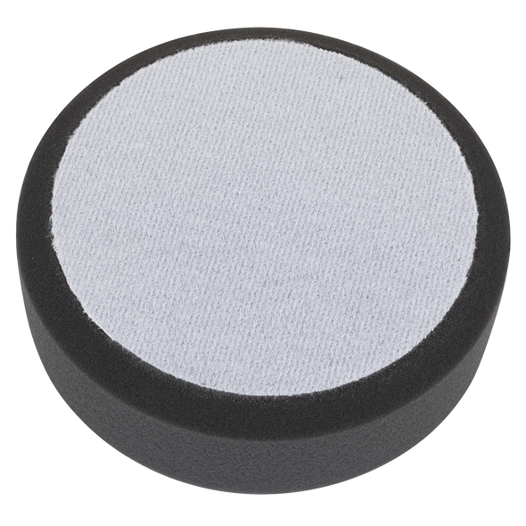 Hook-and-Loop Buffing & Polishing Foam Head 150 x 50mm - Black/Soft
