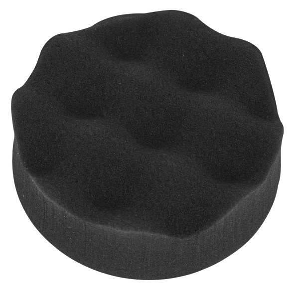 Hook-and-Loop Buffing & Polishing Foam Head 80 x 25mm - Black/Soft