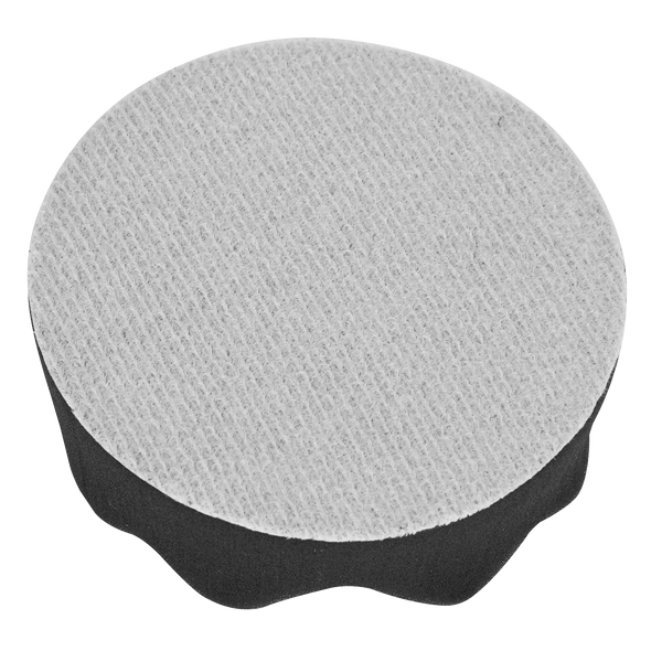 Hook-and-Loop Buffing & Polishing Foam Head 80 x 25mm - Black/Soft