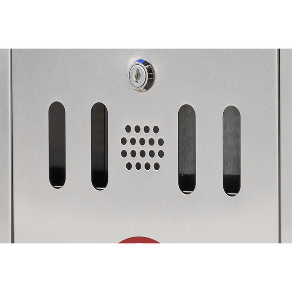 Cigarette Bin Stainless Steel