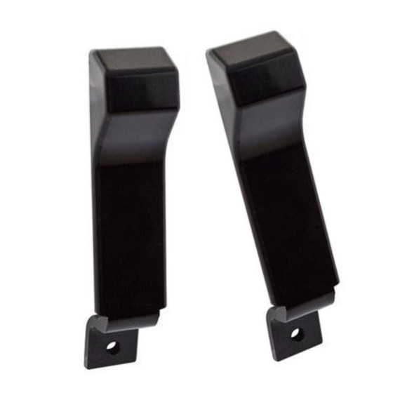 Britpart Locking Peg Black Anodised Aluminium for Defender, pair of black anodised aluminium locking pegs for Land Rover Defender.