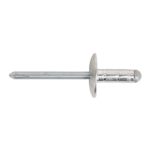 Aluminium Multi-Grip Large Flange Rivet 4.8 x 19mm - Pack of 200