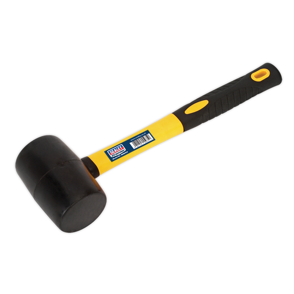 Premier Rubber Mallet with Fibreglass Shaft 1lb