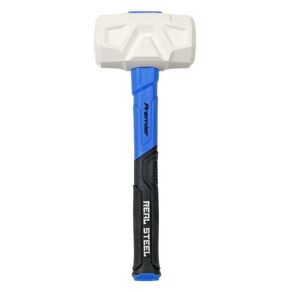Premier Rubber Mallet with Fibreglass Shaft & Graphite Core 24oz
