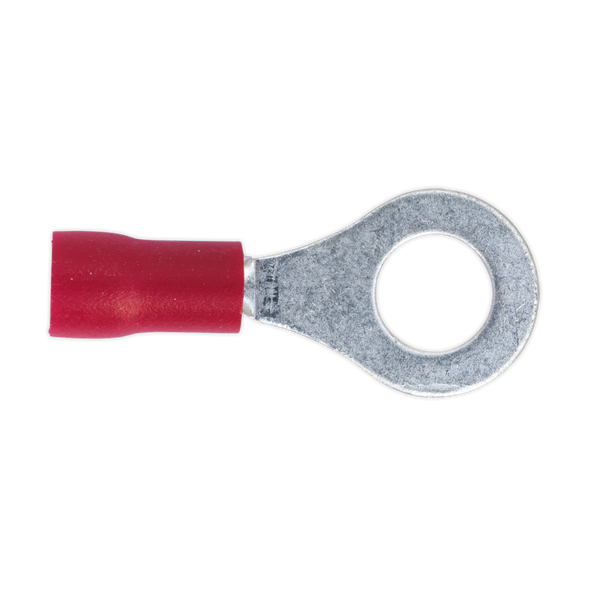Easy-Entry Ring Terminal 6.4mm (1/4"), Red - Pack of 100
