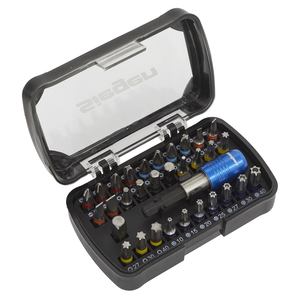 Siegen Colour-Coded Power Tool Bit Set 32pc