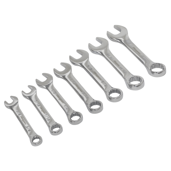 Siegen Imperial Stubby Combination Spanner Set 7pc