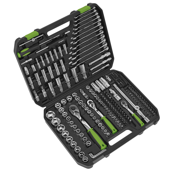 Siegen Socket Set 1/4", 3/8" & 1/2"Sq Drive 219pc