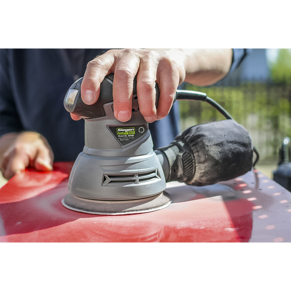 Siegen 125mm Random Orbital Palm Sander 240W/230V