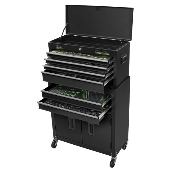 Top Chest & Rollcab Combination 6 Drawer with Tool Kit 247pc
