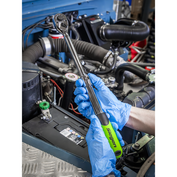 Siegen Extendable Ratchet Socket Set 1/2"Sq Drive 26pc