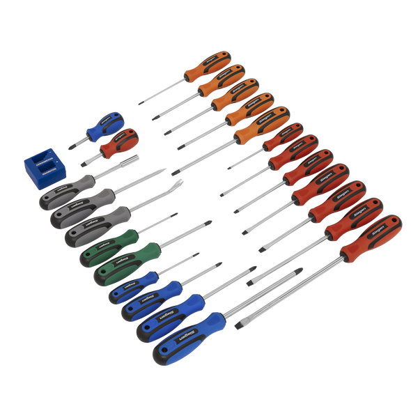 Siegen Soft Grip Screwdriver Set 24pc