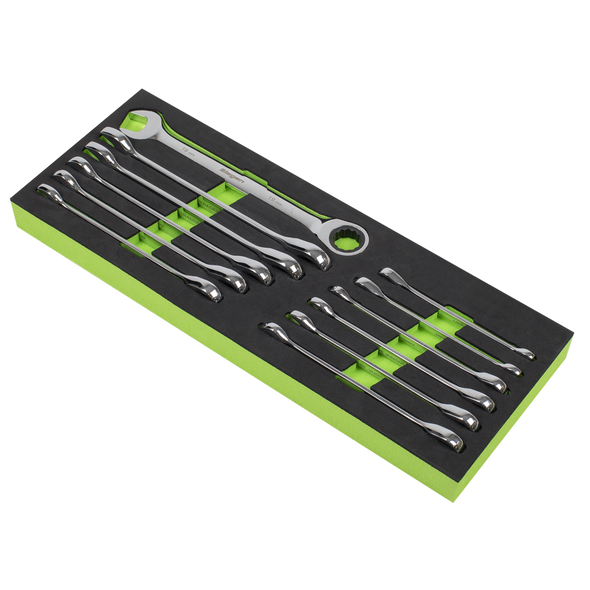 Siegen Ratchet Combination Spanner Set 12pc