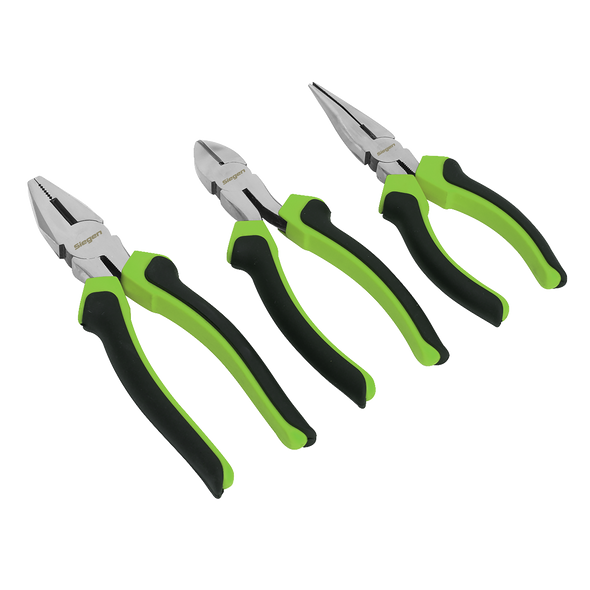 Siegen Comfort Grip Pliers Set 3pc
