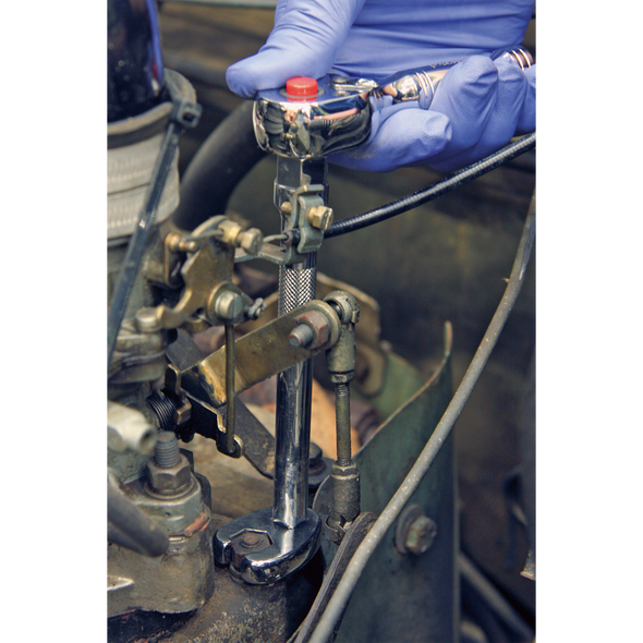 Siegen Flare Nut Crow's Foot Wrench Set 3/8"Sq Drive 10pc