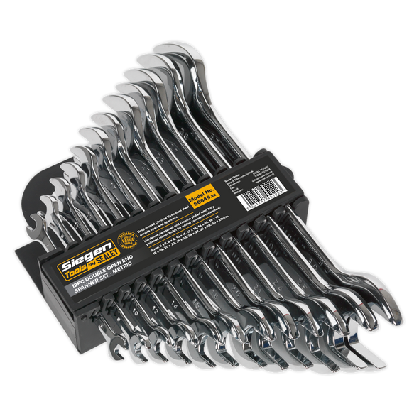 Siegen Double Open-End Spanner Set 12pc