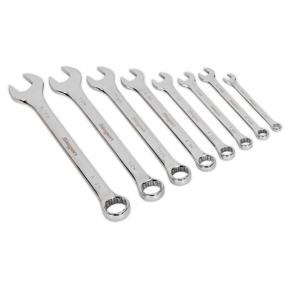 Siegen Whitworth Combination Spanner Set 8pc