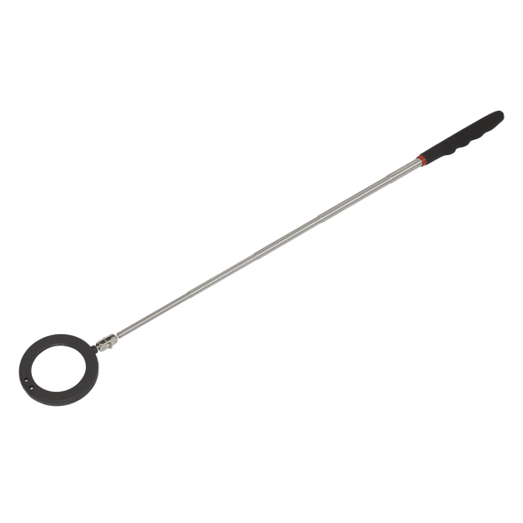 Siegen Telescopic Inspection Mirror with LED 75mm