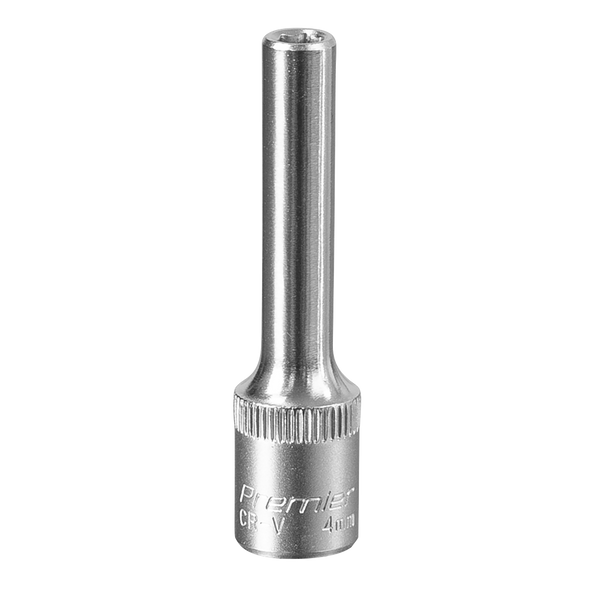 Premier Deep Socket 1/4"Sq Drive 4mm