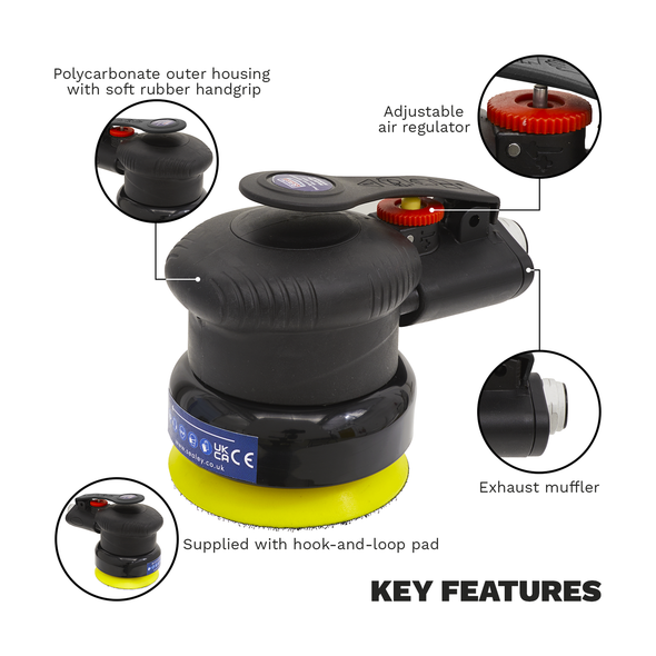 Premier Air Palm Orbital Sander 75mm