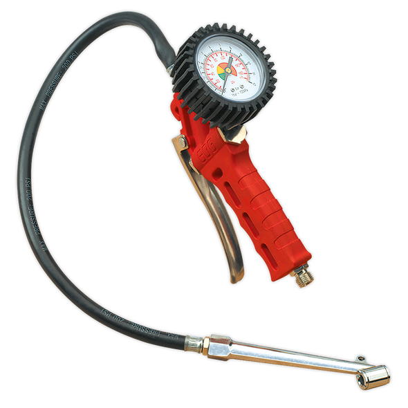 Tyre Inflator with Twin Push-On Connector