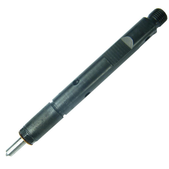 Bosch Diesel Injector for Discovery 1 & Defender 300 TDi, a black metal automotive component with a cylindrical shape and threaded end.