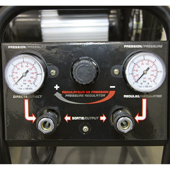 Premier 150L Belt Drive Air Compressor with Front Control Panel 3hp