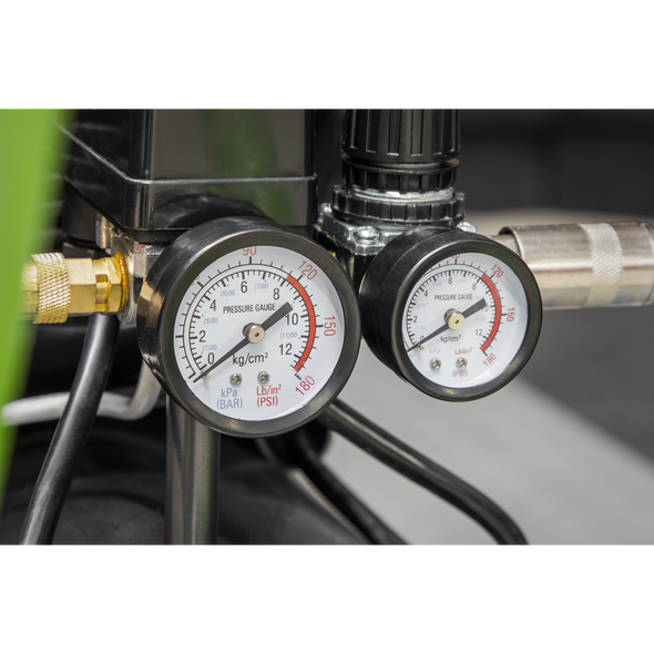 50L Direct Drive Air Compressor 2hp with 4pc Air Accessory Kit - SAC5020EPK