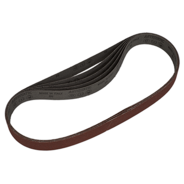 25 x 762mm Sanding Belt 80Grit - Pack of 5