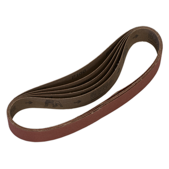 30 x 540mm Sanding Belt 100Grit - Pack of 5