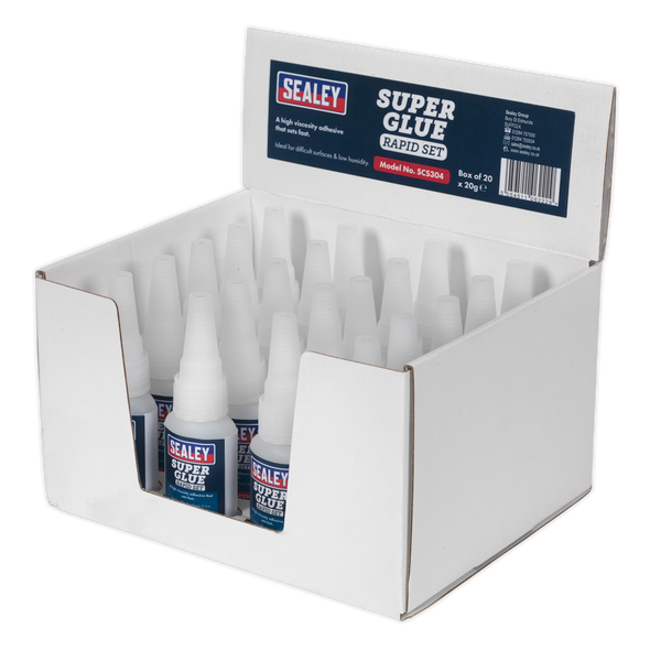 Rapid Set Super Glue 20g - Pack of 20