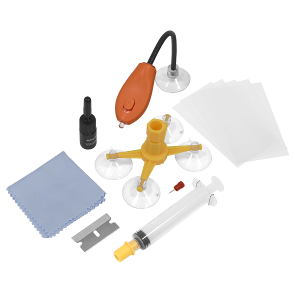 Windscreen Repair Kit with UV Light