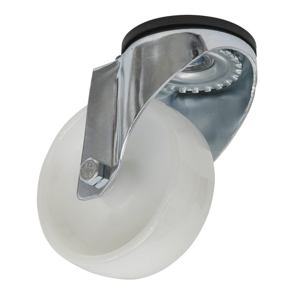 100mm Castor Wheel with Swivel Bolt Hole - SCW4100SB