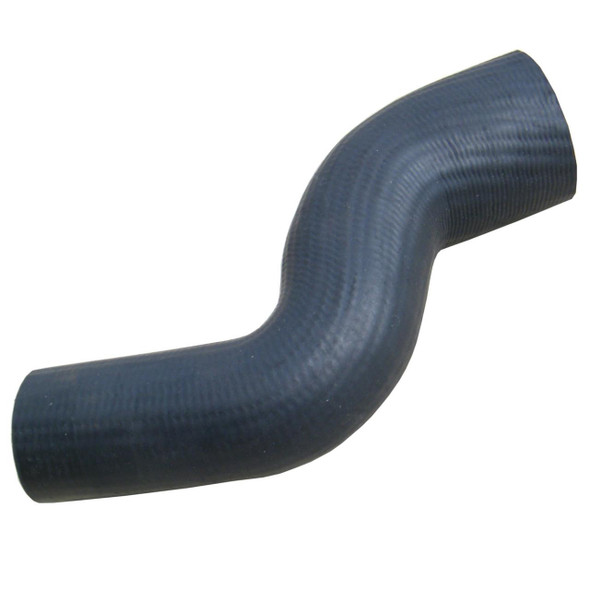 Direct Replacement Intercooler To Manifold Turbo Rubber Hose for Discovery 2 Td5, black flexible rubber hose with curved shape for turbo intercooler connection.