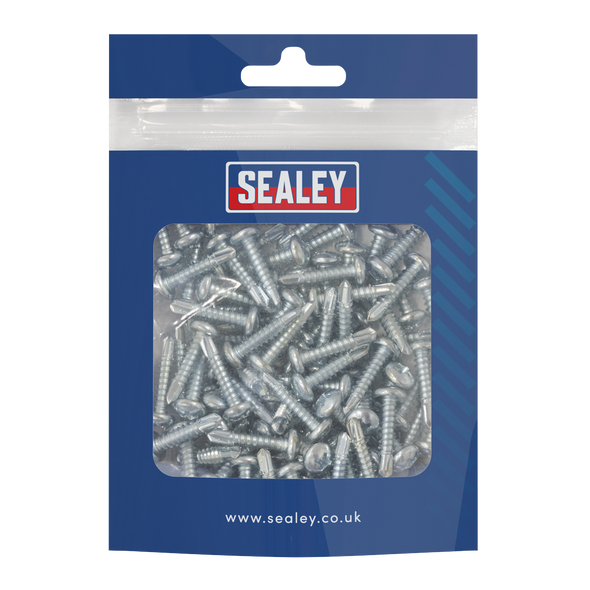 Zinc Plated Self-Drilling Pan Head Phillips Screw 4.2 x 19mm - Pack of 100