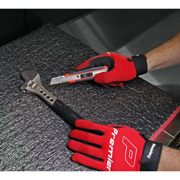 Easy Peel Shadow Foam® 1200 x 550 x 50mm, Red/Black - Pack of 3