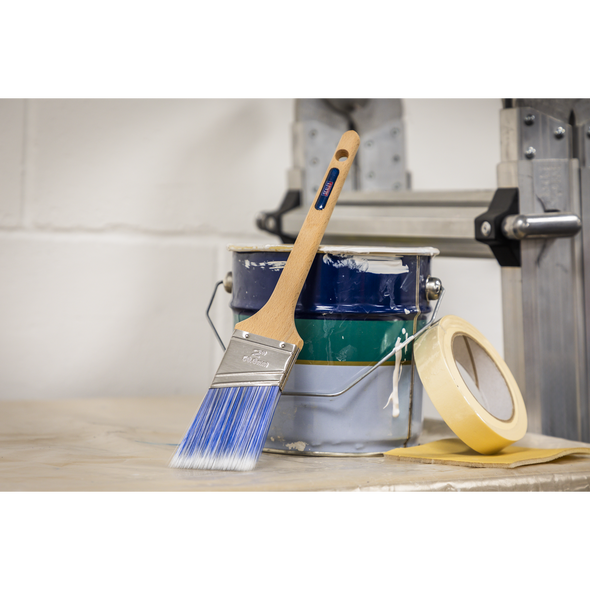 Wooden Handle Cutting-In Paint Brush 50mm