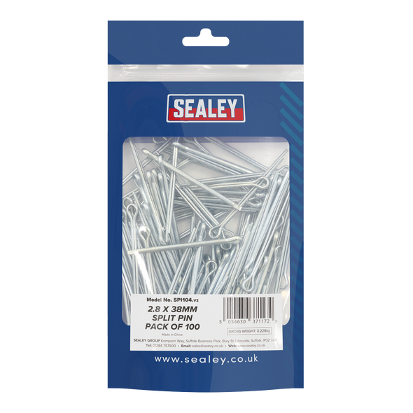 Split Pin 2.8 x 38mm - Pack of 100