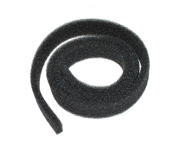Direct Replacement Pollen Filter Foam Block Cabin Filter for Discovery 2, black foam filter coil with a spiral shape.
