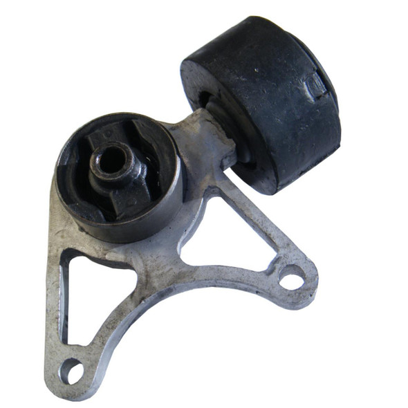Product: Rear Diff Mount, Direct Replacement Rear Diff Left Hand Diff Mount KHC500090, durable and reliable auto part for Land Rover Freelander 1, black rubber and metal construction.