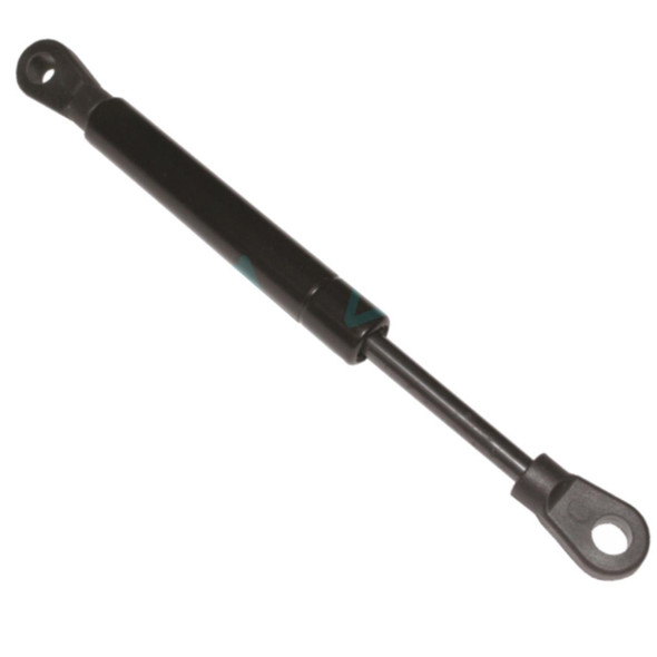 Direct Replacement Rear Retractable Step Gas Lift Strut Damper for Discovery 2, black metal car part with mounting holes.