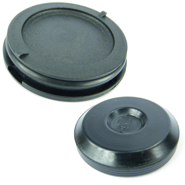 Direct Replacement Camshaft Seals Front & Rear for Discovery 2 Td5, black rubber engine seals for vehicle engine components.