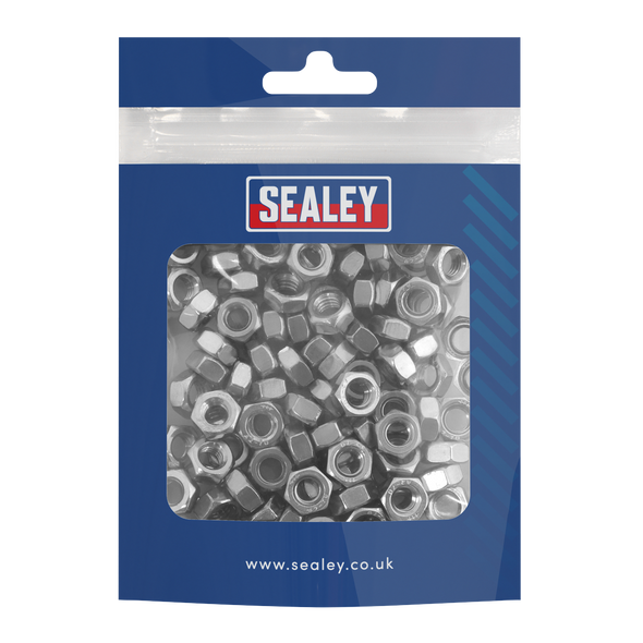 Stainless Steel Nut M6 x 1mm pitch, DIN 934 - Pack of 100