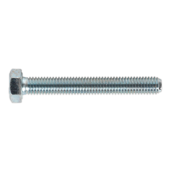 8.8 Zinc Plated HT Setscrew M8 x 60mm, DIN 933 - Pack of 50