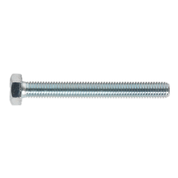 8.8 Zinc Plated HT Setscrew M8 x 70mm, DIN 933 - Pack of 25
