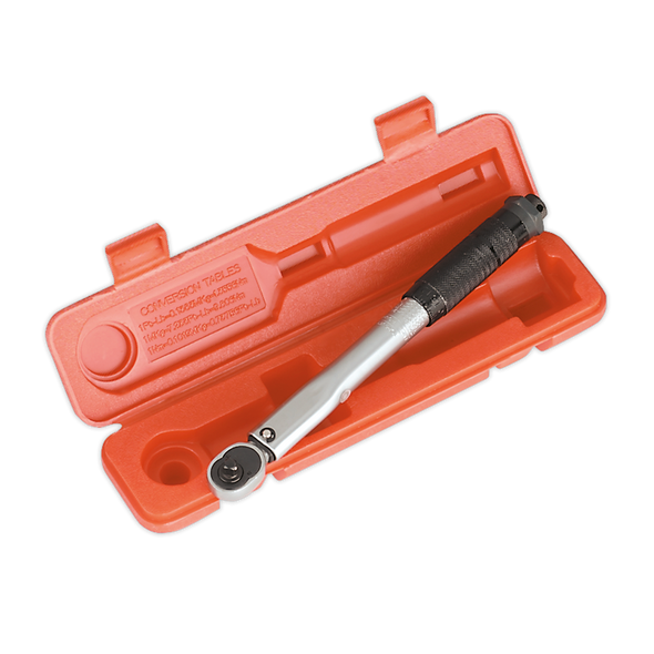 Premier Calibrated Micrometer Style Torque Wrench 1/4"Sq Drive 5-25Nm