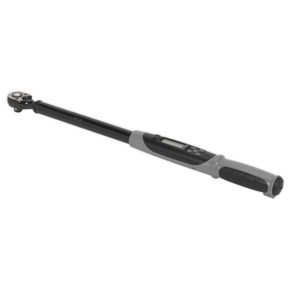 Premier Black Digital Torque Wrench with Angle Function 1/2"Sq Drive 20-200Nm