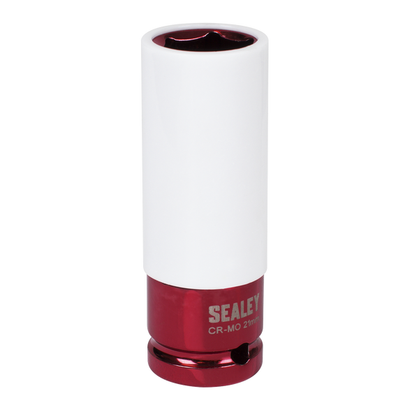 Alloy Wheel Impact Socket 1/2"Sq Drive 21mm