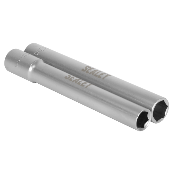 Extra-Deep Socket Set 3/8"Sq Drive 2pc